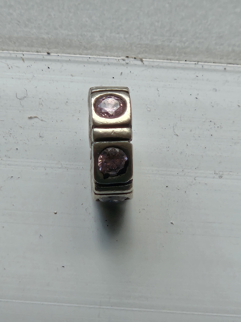 Pandora Pink Trinity spacer